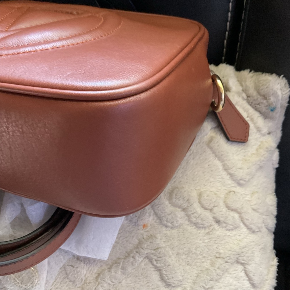 Valentino Chestnut Brown Leather Crossbody with Tassel - Picture 5 of 9
